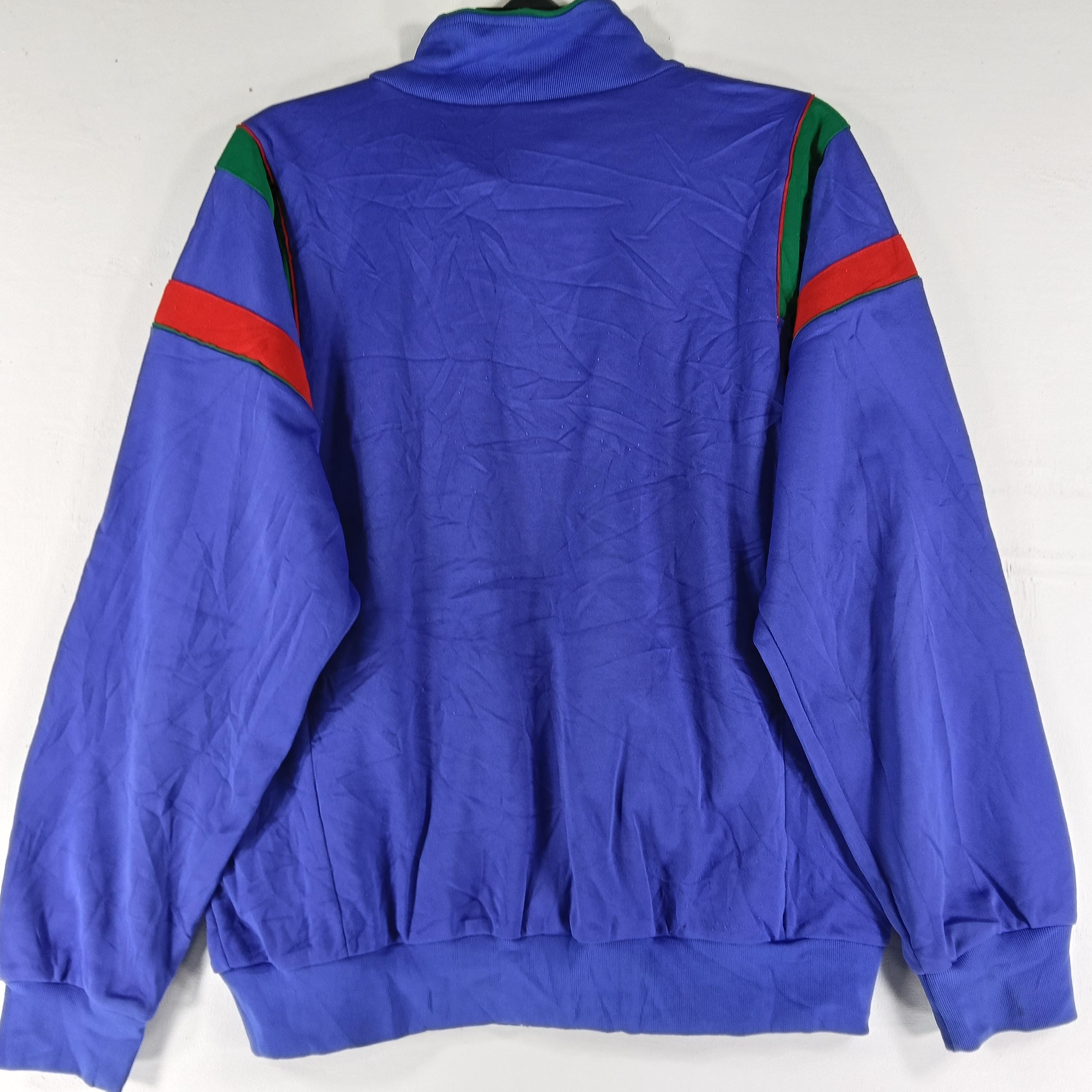 Vintage 90's Sergio Tacchini Purple Track Top Large Jacket Sergio