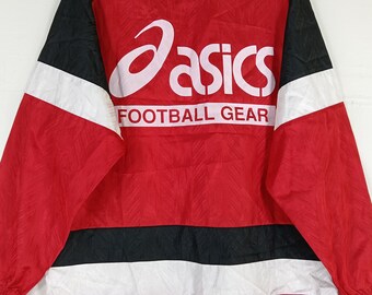 Vintage 90's Asics Football Gear Xlarge Windbreaker Asics