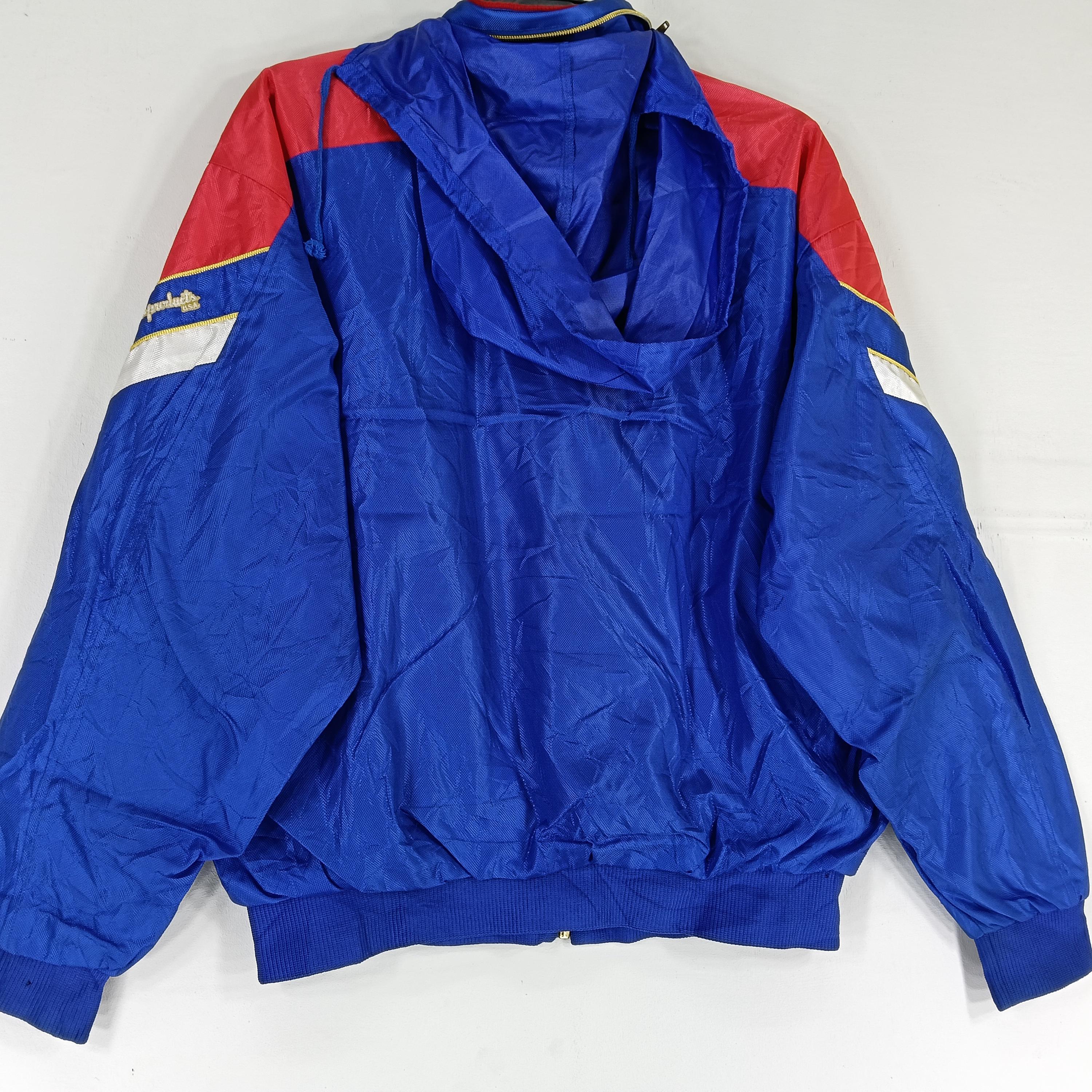 Vintage 90s Champion Light Jacket Blue Windbreaker Large Champion