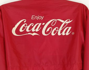 ヴィンテージ 90年代 コカコーラ レッド ウィンドブレーカー Lサイズ