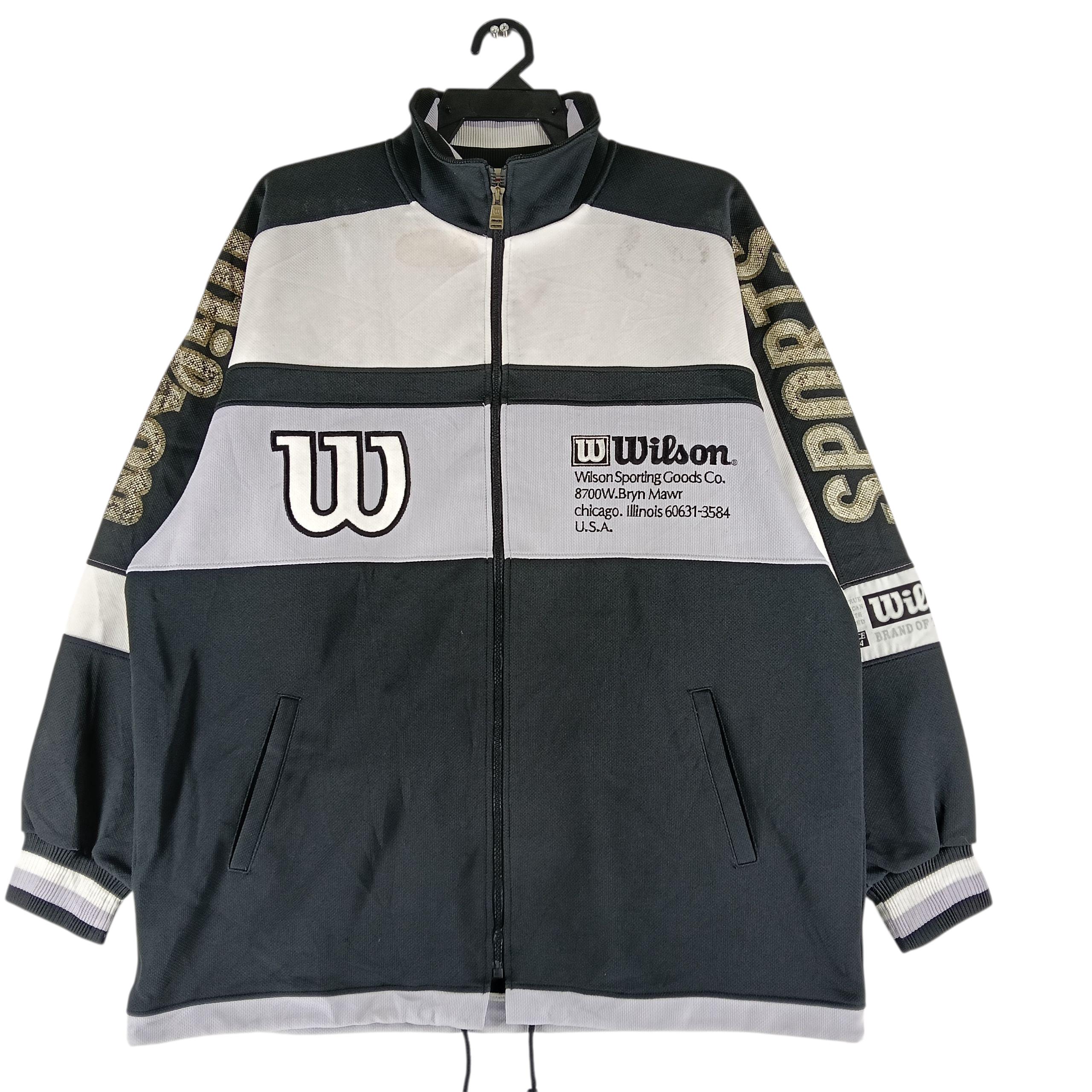 Vintage 90's Wilson Chicago Usa Multicolor Xlarge Jacket Wilson