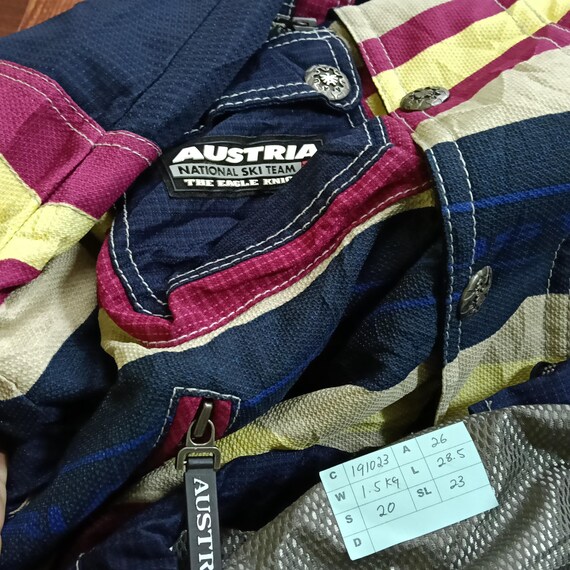 Vintage Austria National Team Ski Multicolor Large Jacket