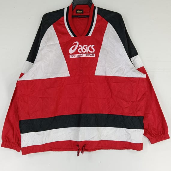 Vintage 90's Asics Football Gear Xlarge Windbreaker Asics