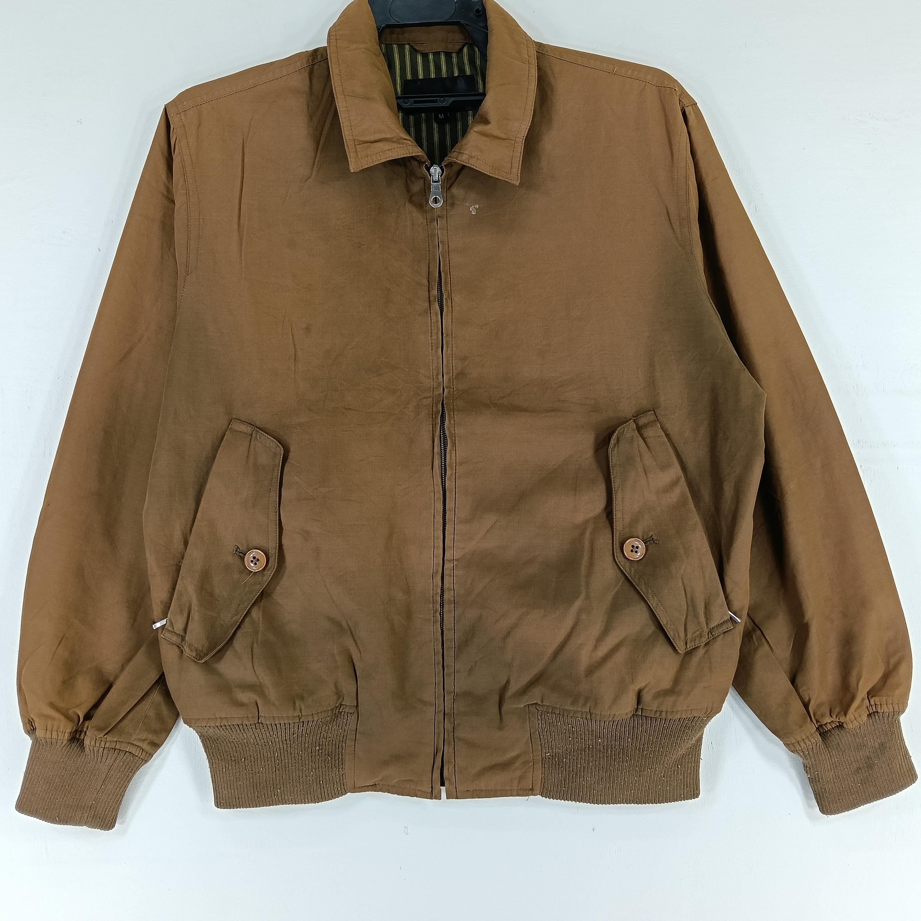 Vintage 90's Sissy Kansai Yamamoto Brown Medium Harrington Jacket