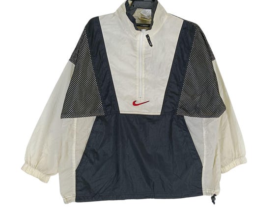 Vintage 90's Nike Swoosh Blue Large Youth Windbreaker Nike Big Vintage 90's Nike Swoosh Blue Large Youth Windbreaker Nike Big