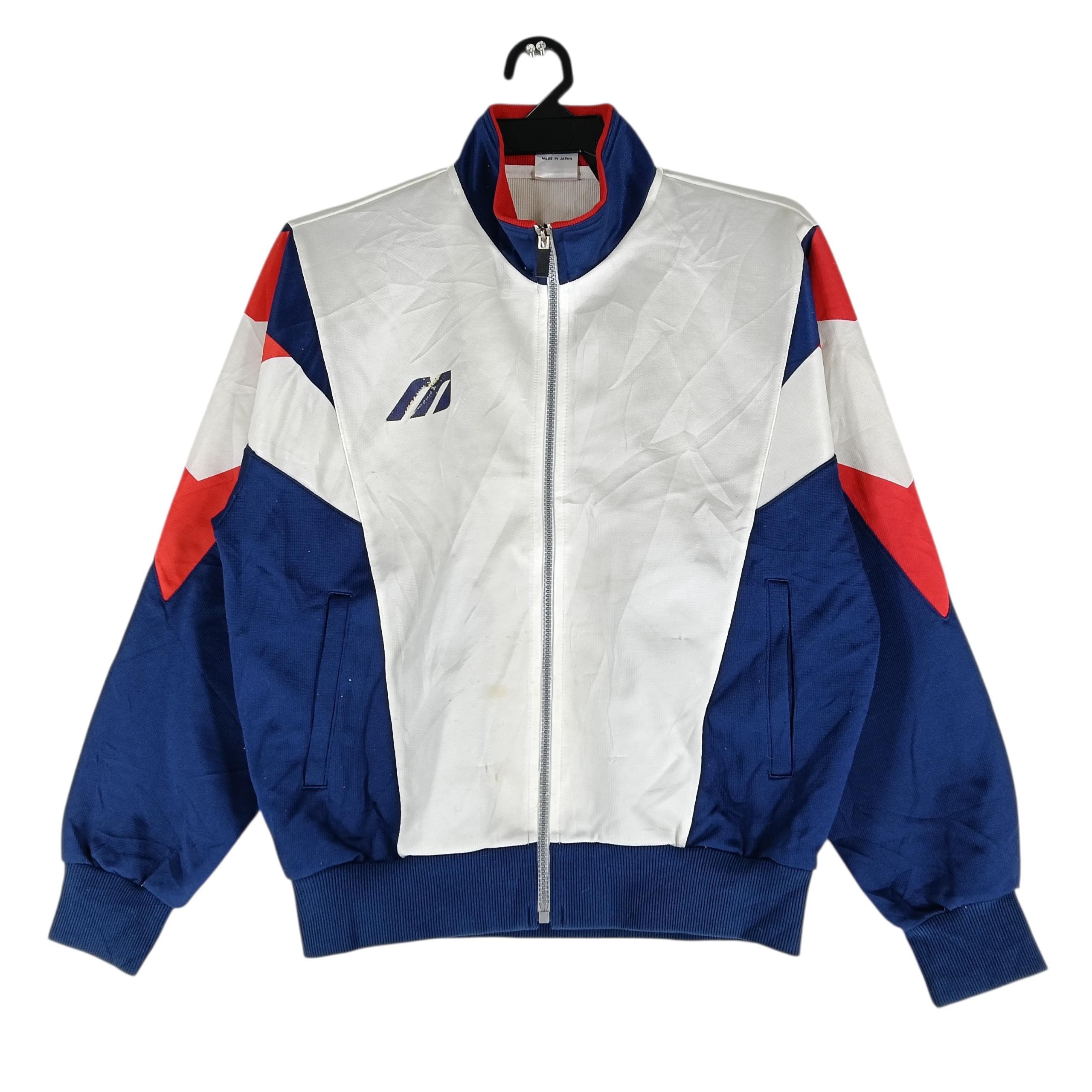 Vintage 90's Mizuno Track Top Multicolor Large Jacket Mizuno