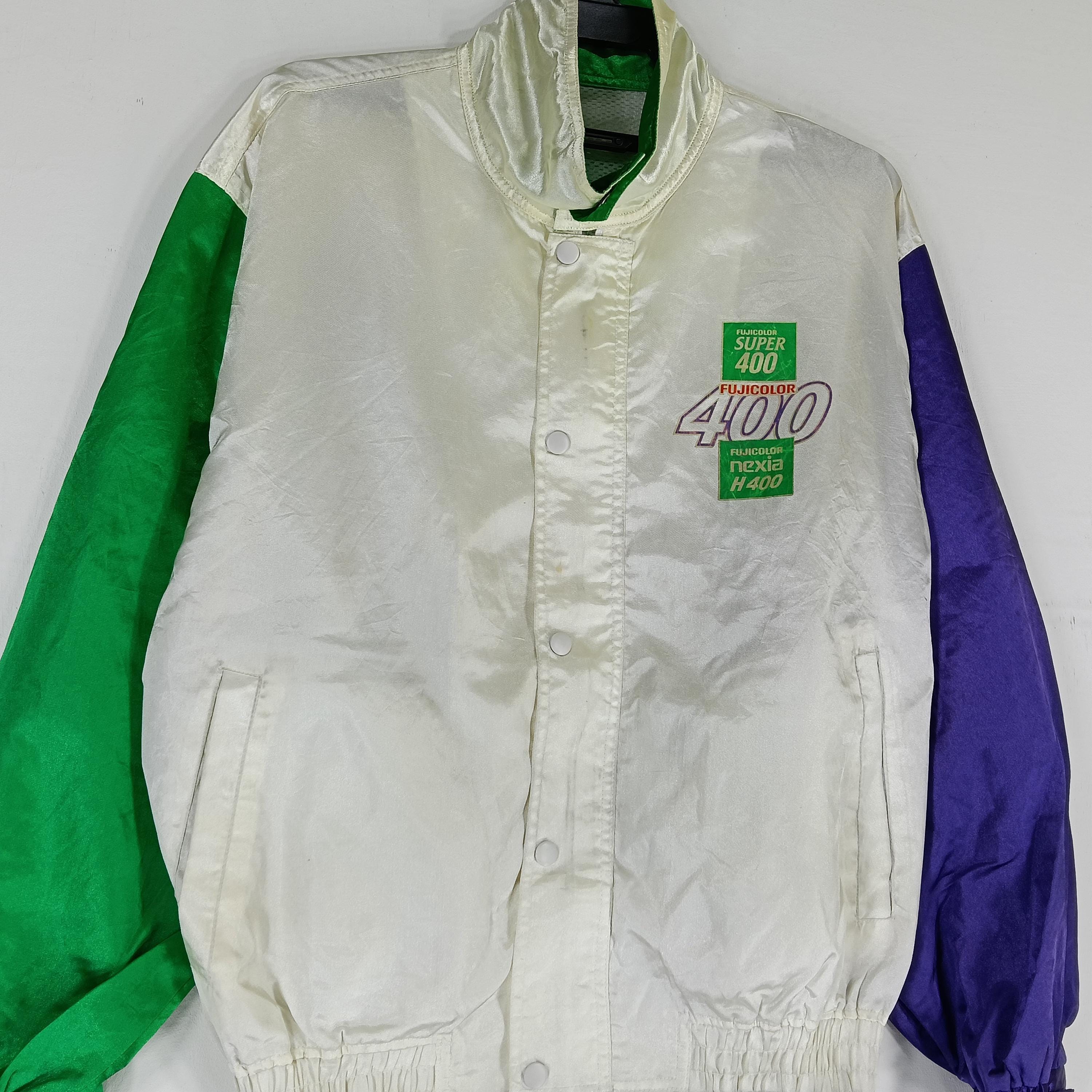 Vintage 90's Fujicolor Multicolor Large Medium Jacket Fujicolor