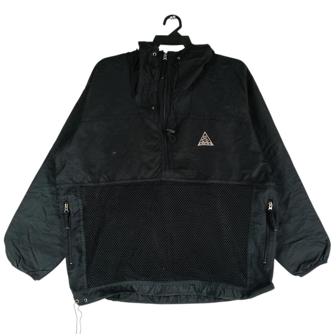 Vintage 90's Nike ACG Black Small Jacket Windbreaker Nike ACG