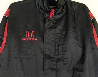 ヴィンテージ 90年代 ホンダ モータースポーツ ブラック 3L ジャケット