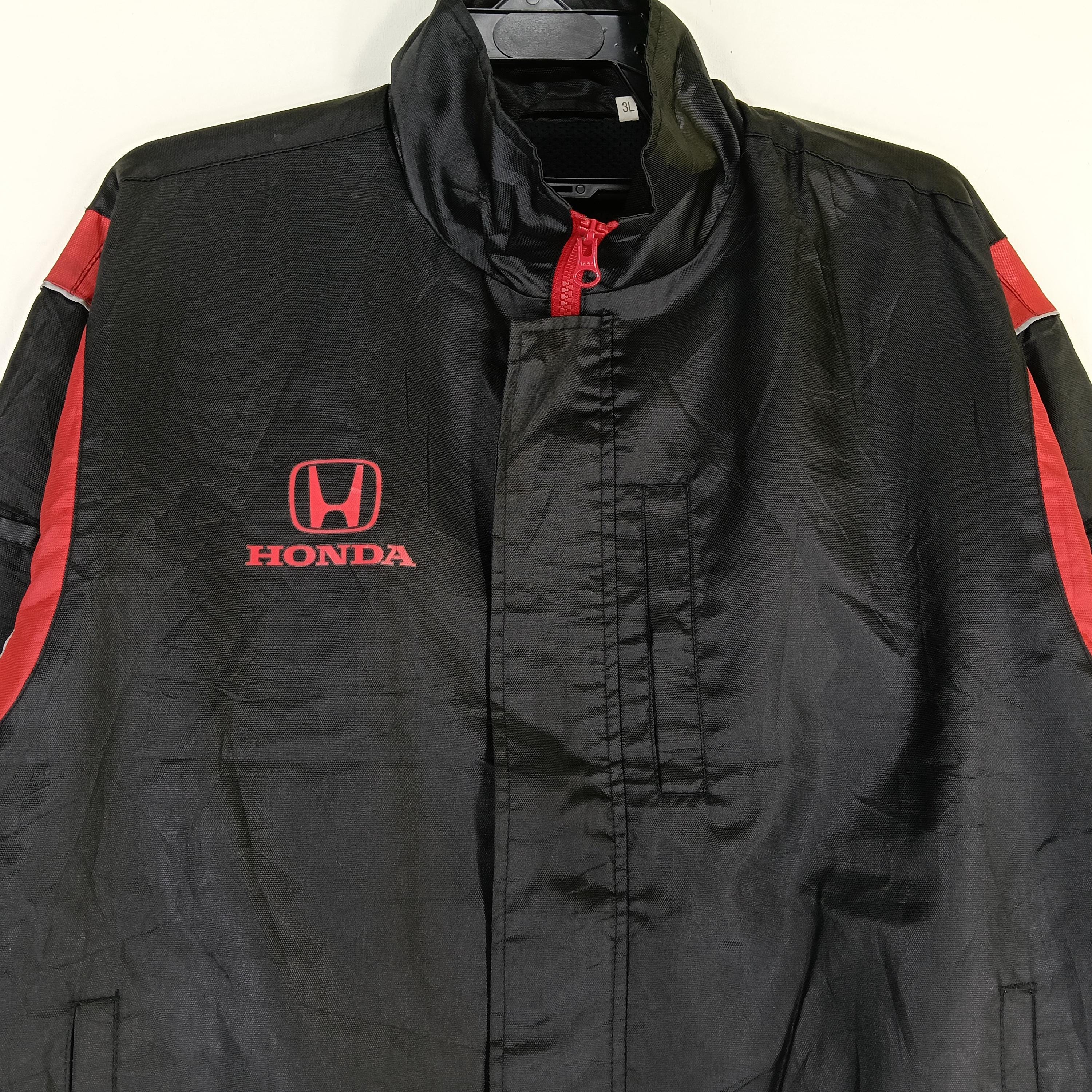 Vintage 90's Honda Motorsport Black 3large Jacket Honda Racing
