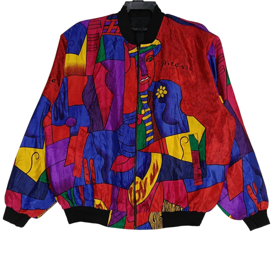Vintage 90's Picasso Multicolor Large Jacket Picasso Pop Art