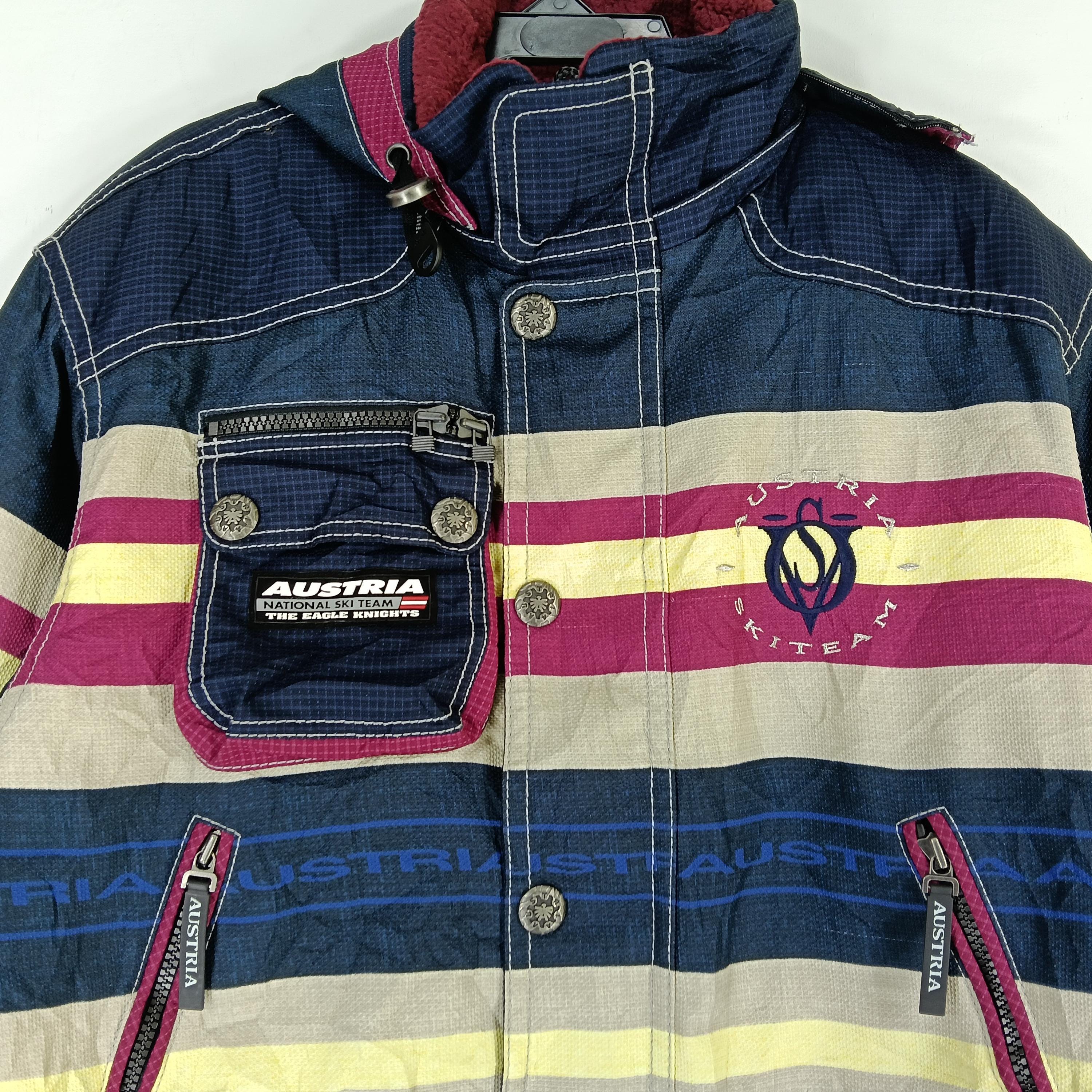 AUSTRIA National Ski Team スキーウェア ジャケット Vintage Austria National Team Ski Multicolor Large Jacket