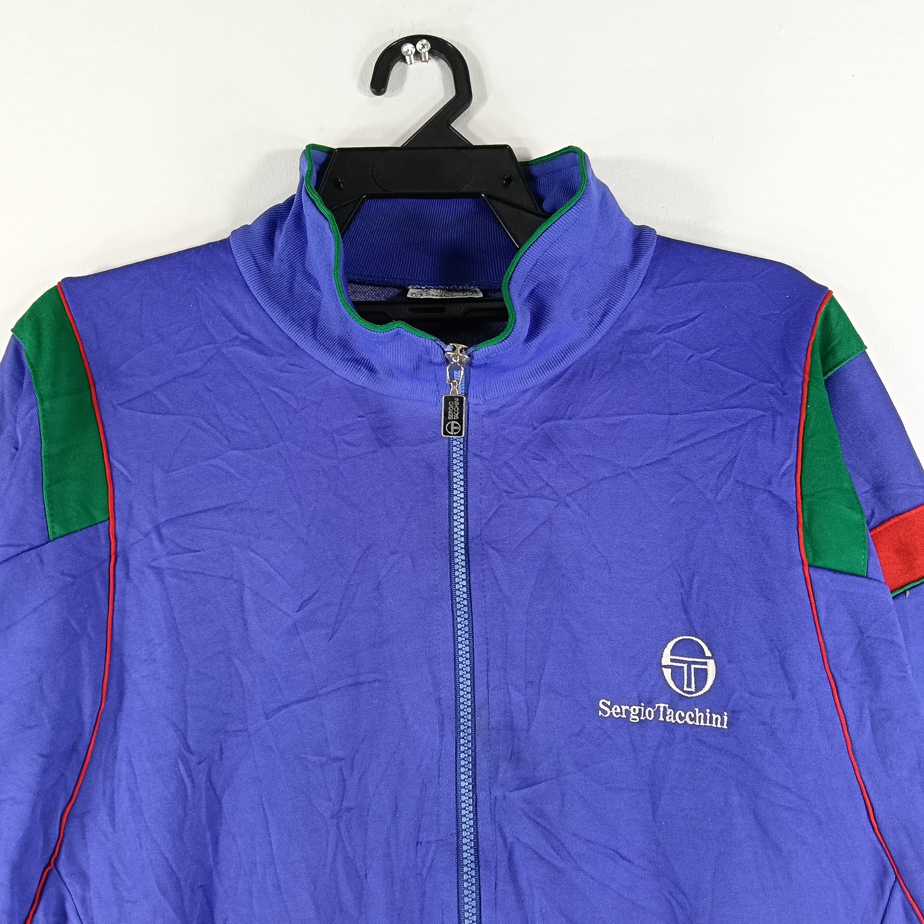 Vintage 90's Sergio Tacchini Purple Track Top Large Jacket Sergio
