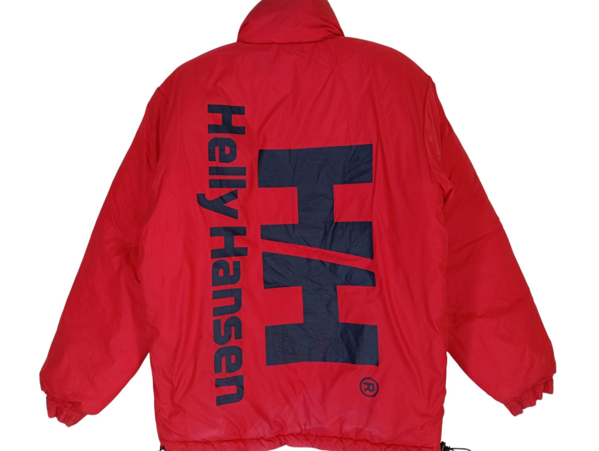 Vintage 90's Helly Hansen Reversible Puffer Red Medium Jacket