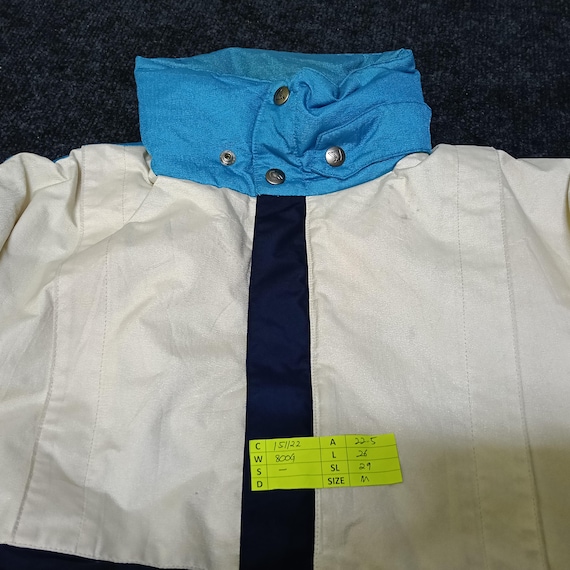 C.A.B. CLOTHING NSD YOKOSUKA 90sヴィンテージ復刻 Vintage 90s Asics Japan Windbreaker Jacket Medium Asics Multicolor