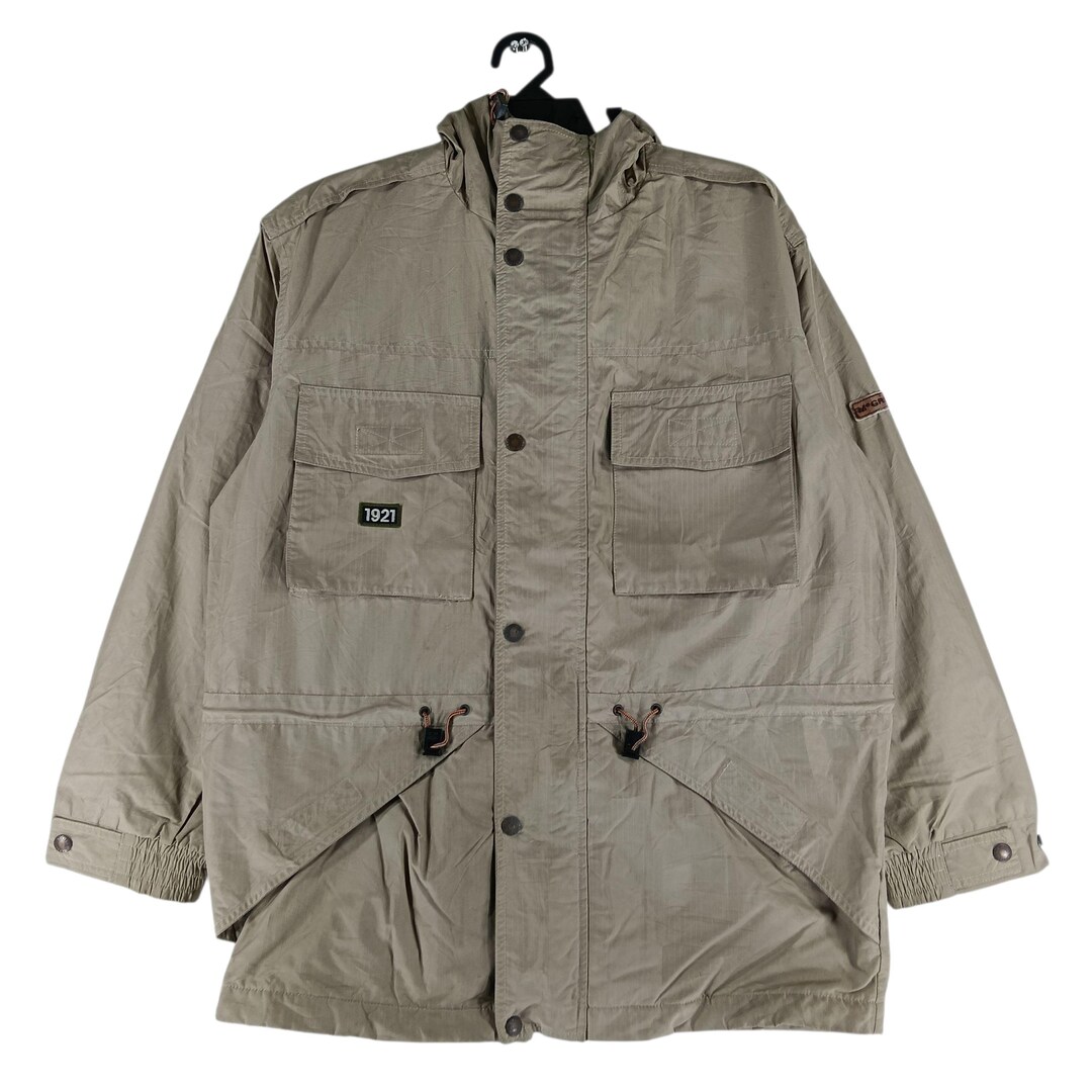 Vintage 90's Mcgregor Brown Jacket Windbreaker Medium Button up