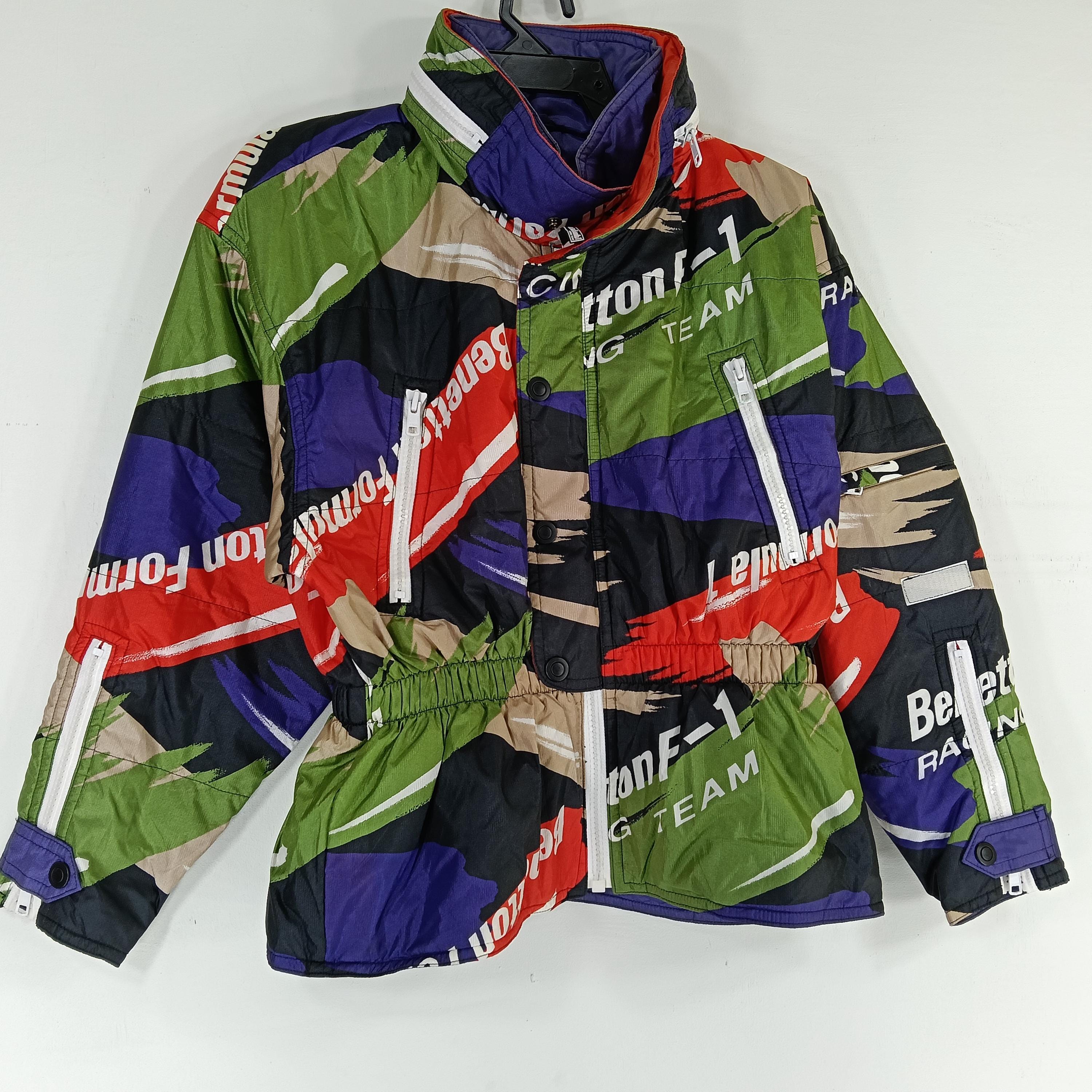 BENETTON 90s イタリア製 3rdタイプ トラッカージャケット 美品 90's イタリア製 Benetton Formula Racing Jacket / ベネトン