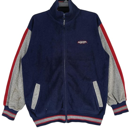 Vintage 90 Vans Navy Blue Jacket Vans Skateboard Skate Sportwear