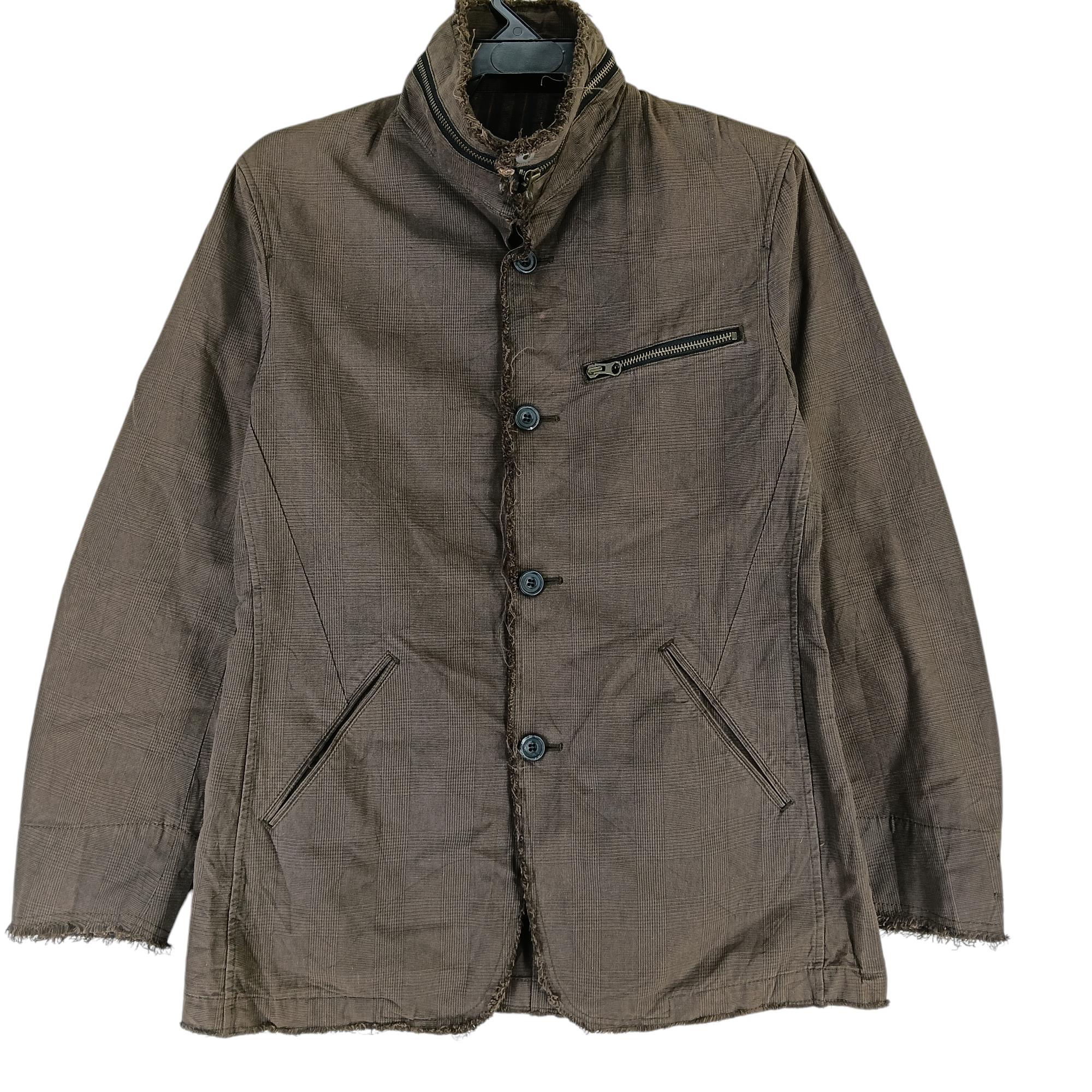 Vintage 90's PPFM Japanese Brand Brown Medium Jacket PPFM Button