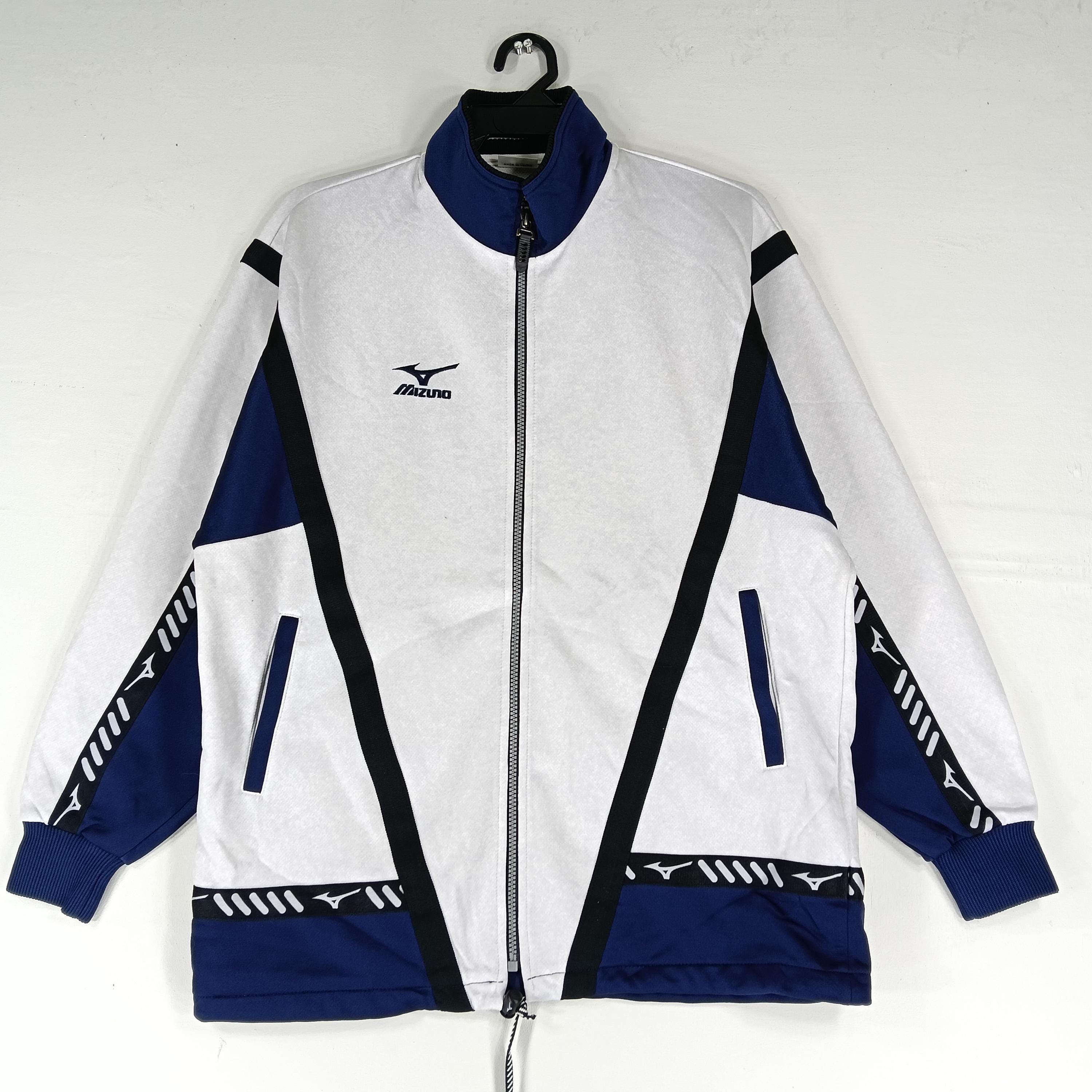 Mizuno Pro Japan ジャケット M Vintage 90's Mizuno Multicolour Large Jacket Mizuno Side Tape Logo