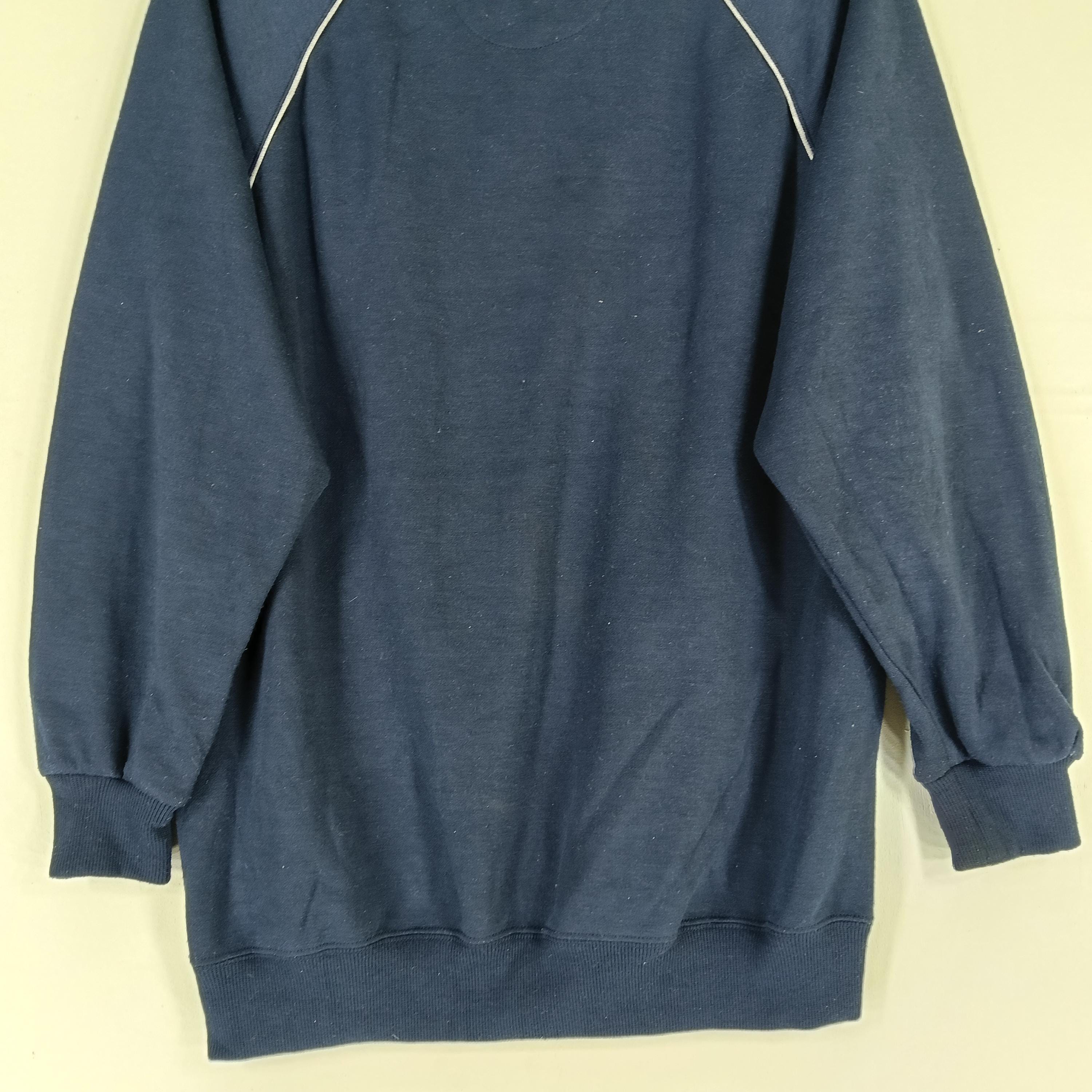 Vintage 90's Daxim Dunlop Japan Motorsport Blue Large Sweatshirt