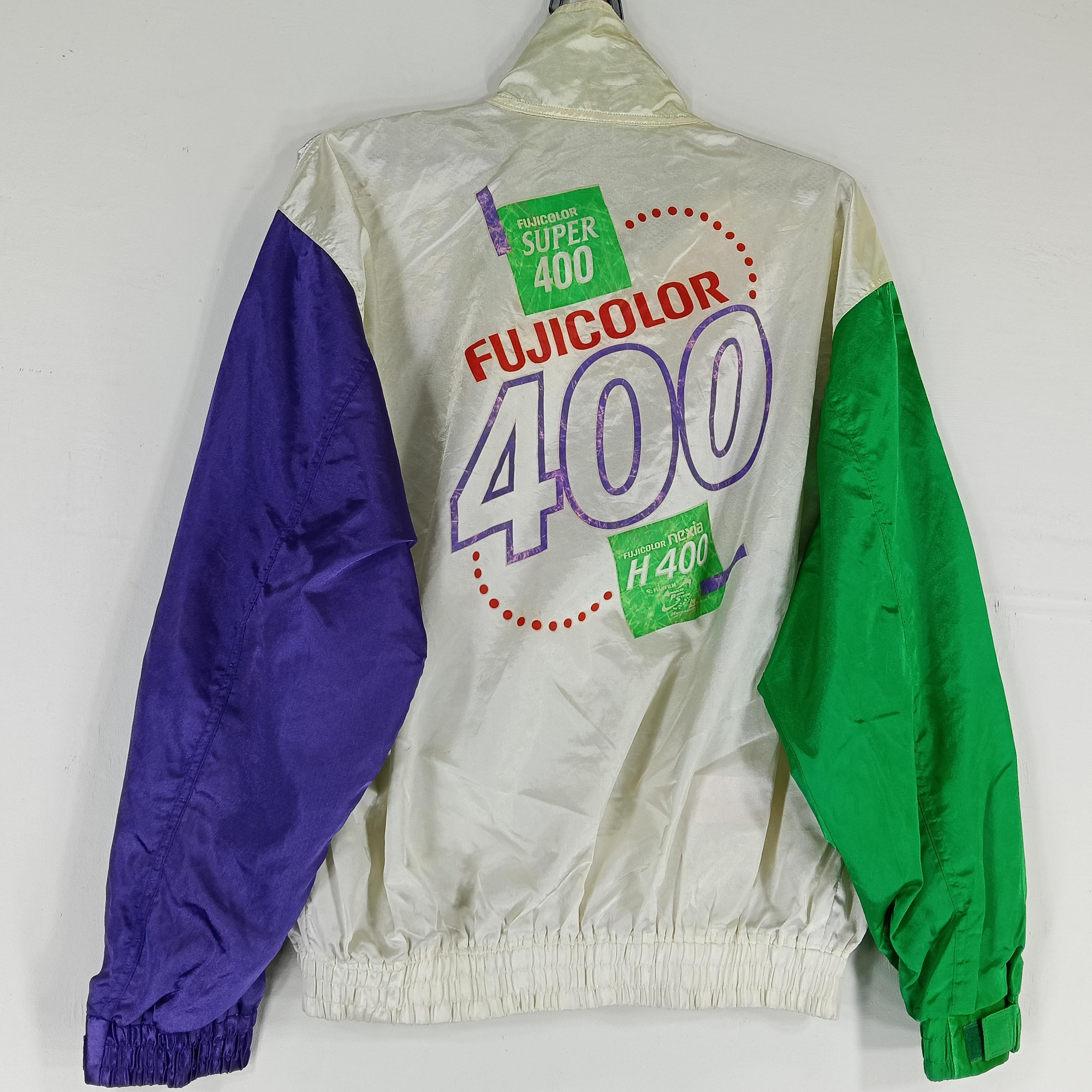 Vintage 90's Fujicolor Multicolor Large Medium Jacket Fujicolor Vintage 90's Fujicolor Multicolor Large Medium Jacket Fujicolor