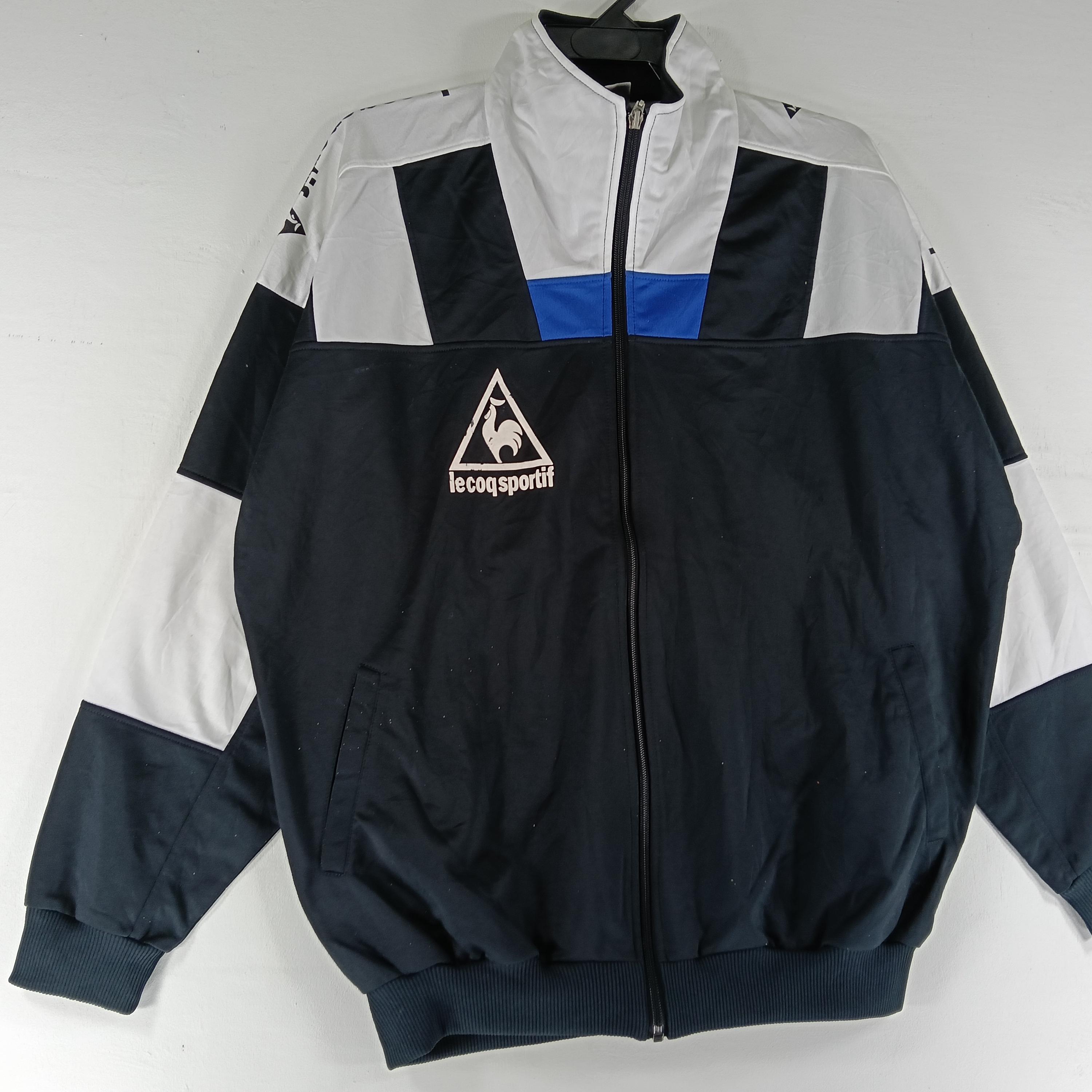Vintage 90's Le Coq Sportif Track Top Multicolor Large Jacket Le
