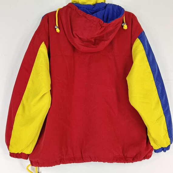 Vintage 90's Fila Biella Italia Multicolor Large Windbreaker Fila