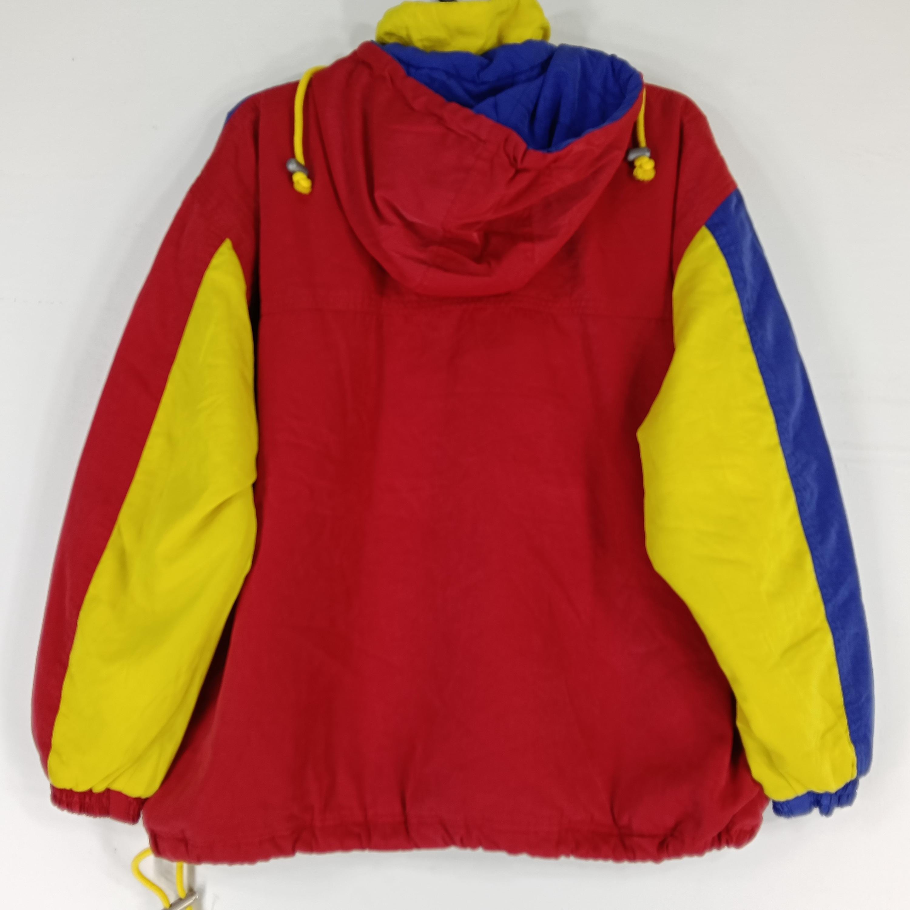 Vintage 90's Fila Biella Italia Multicolor Large Windbreaker Fila