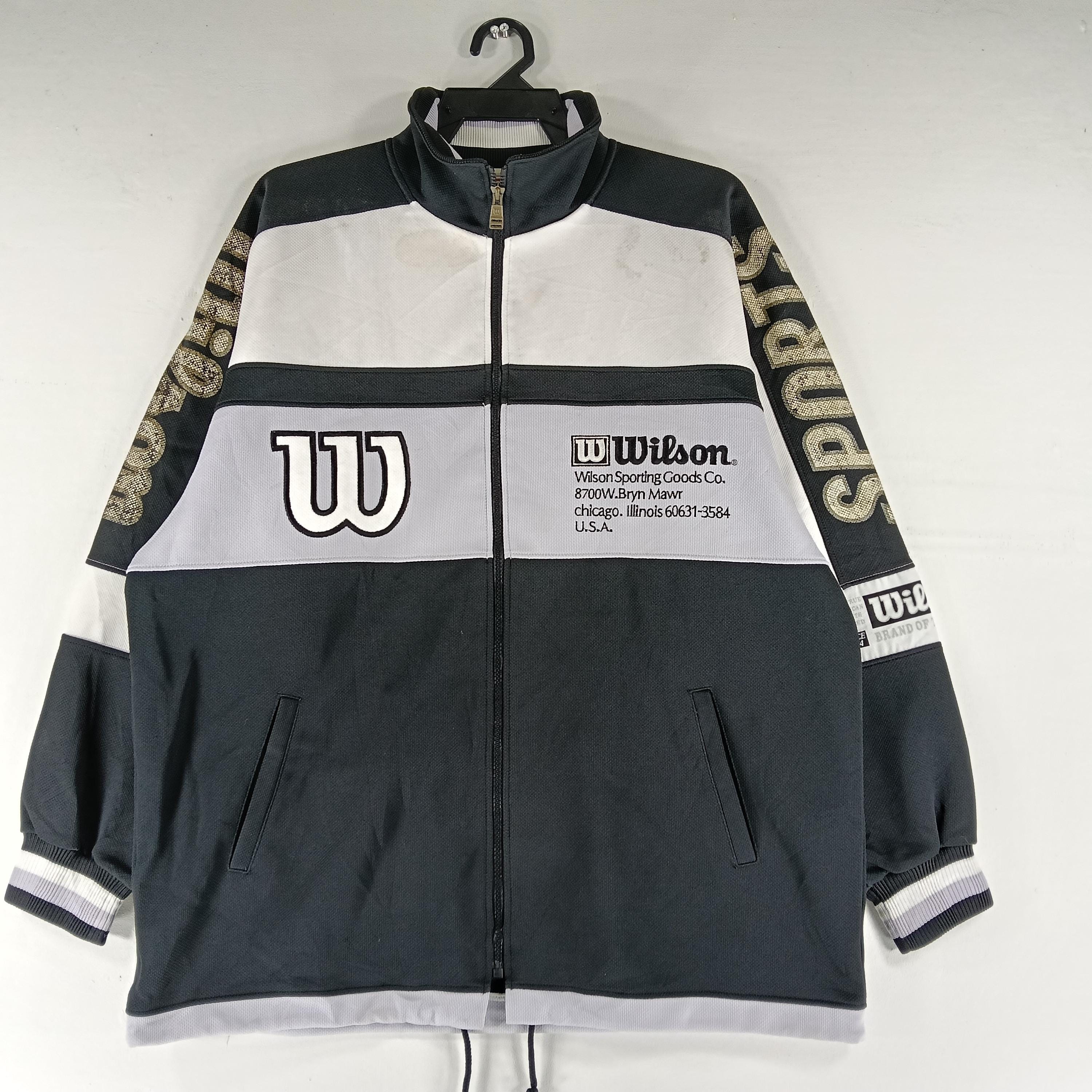 Vintage 90's Wilson Chicago Usa Multicolor Xlarge Jacket Wilson