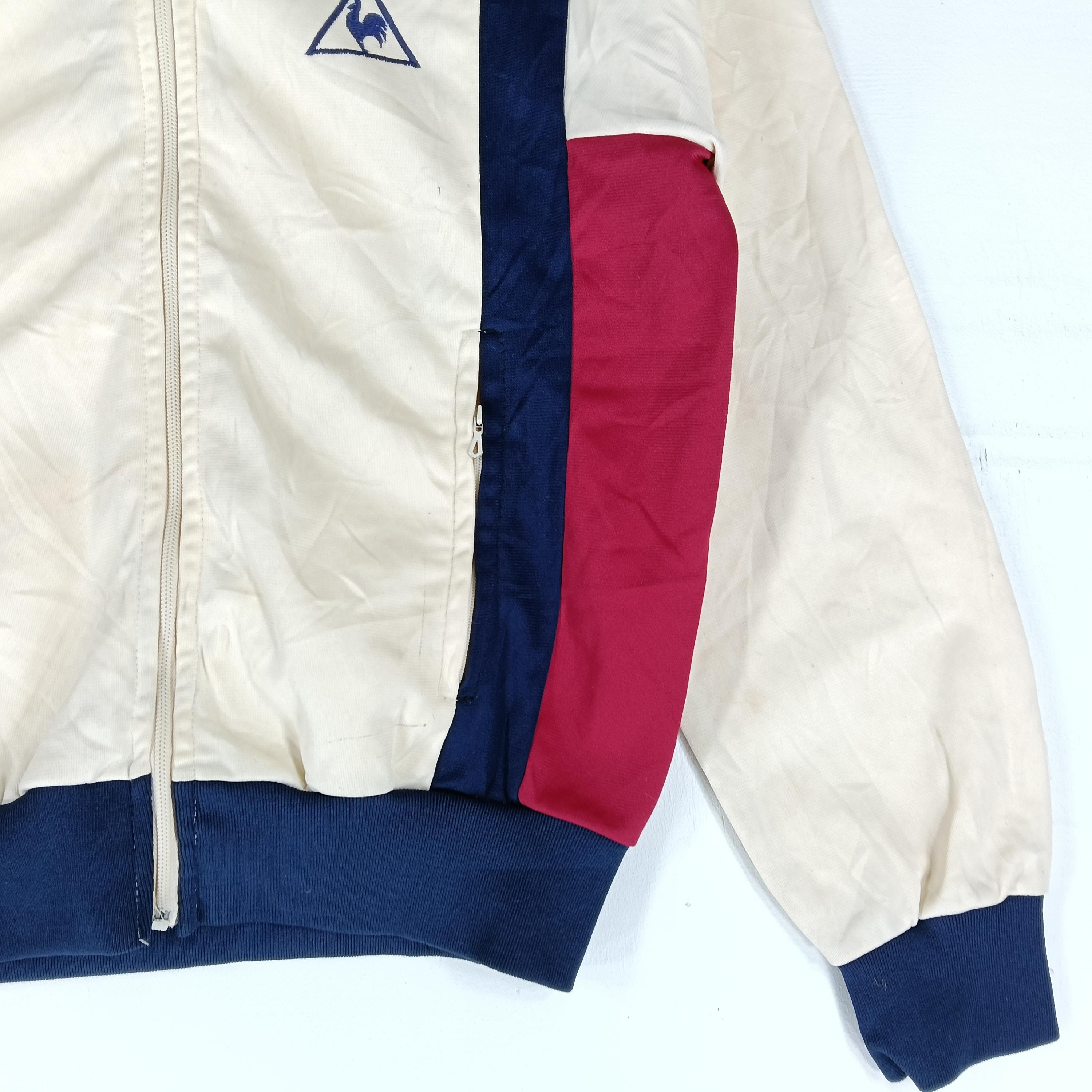 Vintage 90's Le Coq Sportif France Track Top Multicolor Small