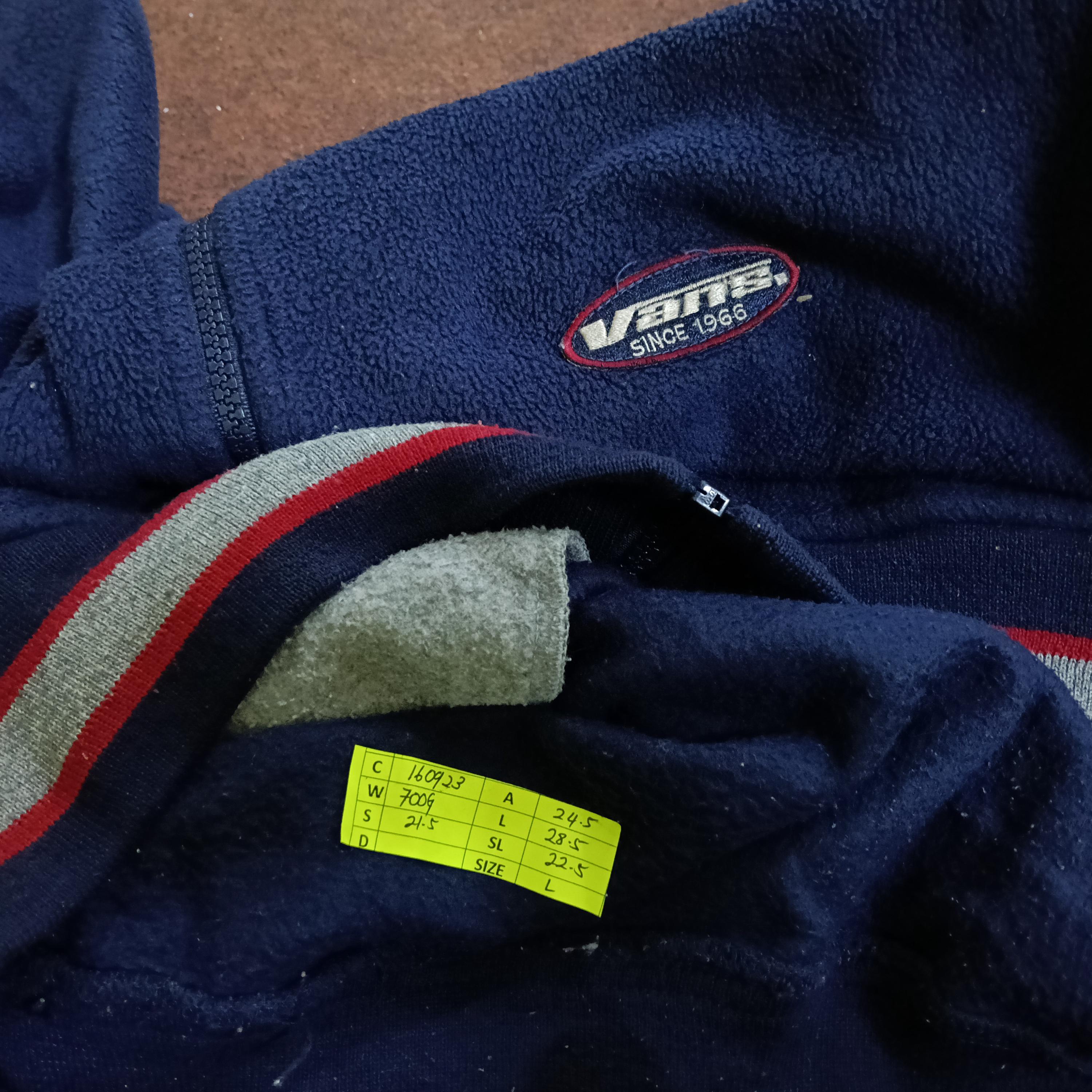 Vintage 90 Vans Navy Blue Jacket Vans Skateboard Skate Sportwear
