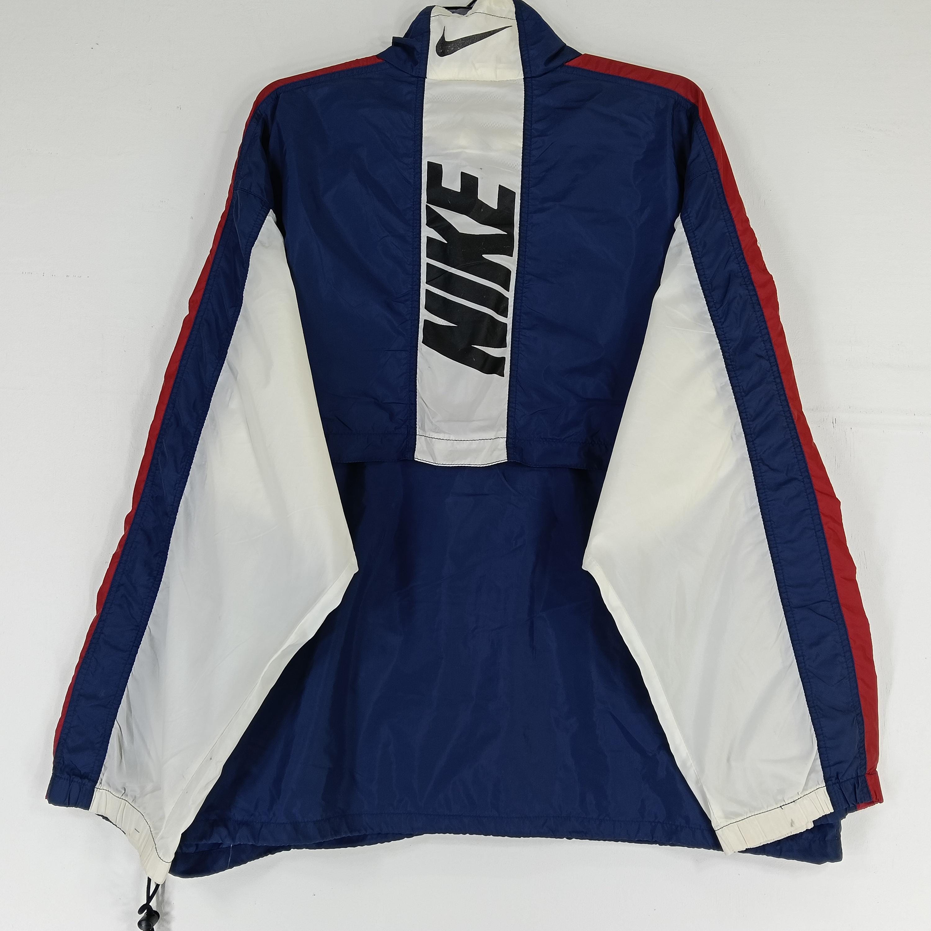 Vintage 90's Nike Swoosh Navy Blue Training Jacket Xlarge Nike