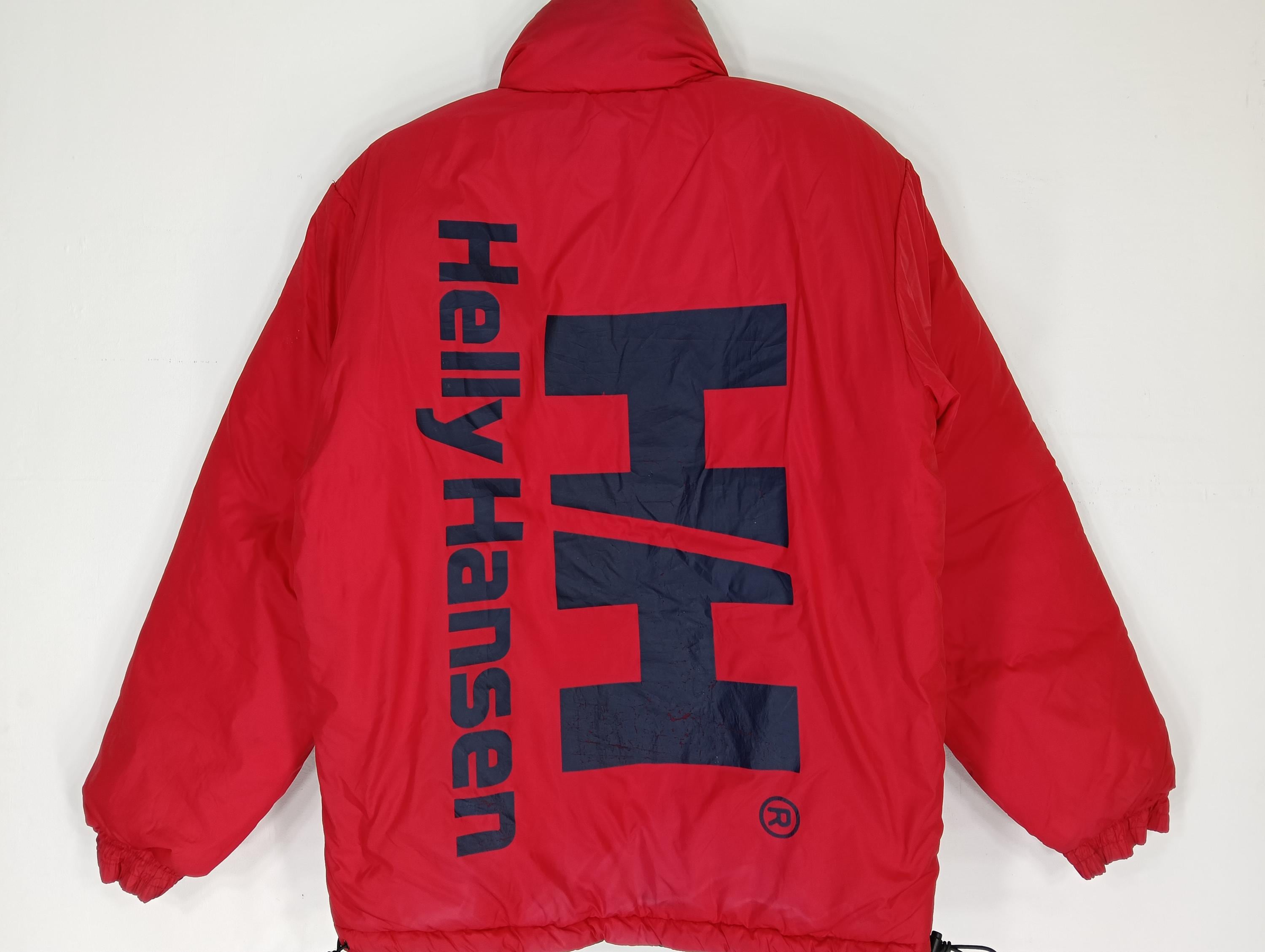 Vintage 90's Helly Hansen Reversible Puffer Red Medium Jacket