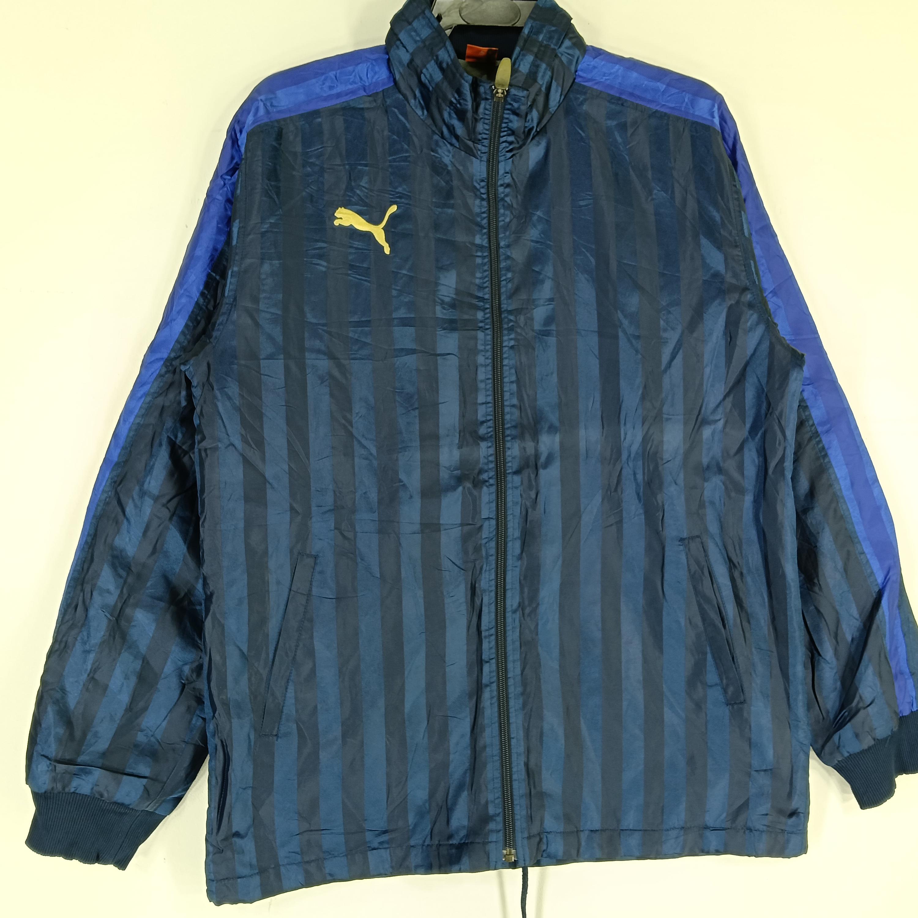 Vintage 90's Puma Moewe Football Club Navy Blue Large Jacket Puma