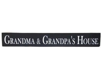 Grandma and Grandpa's House  Wood Sign, Mother's Day Gift