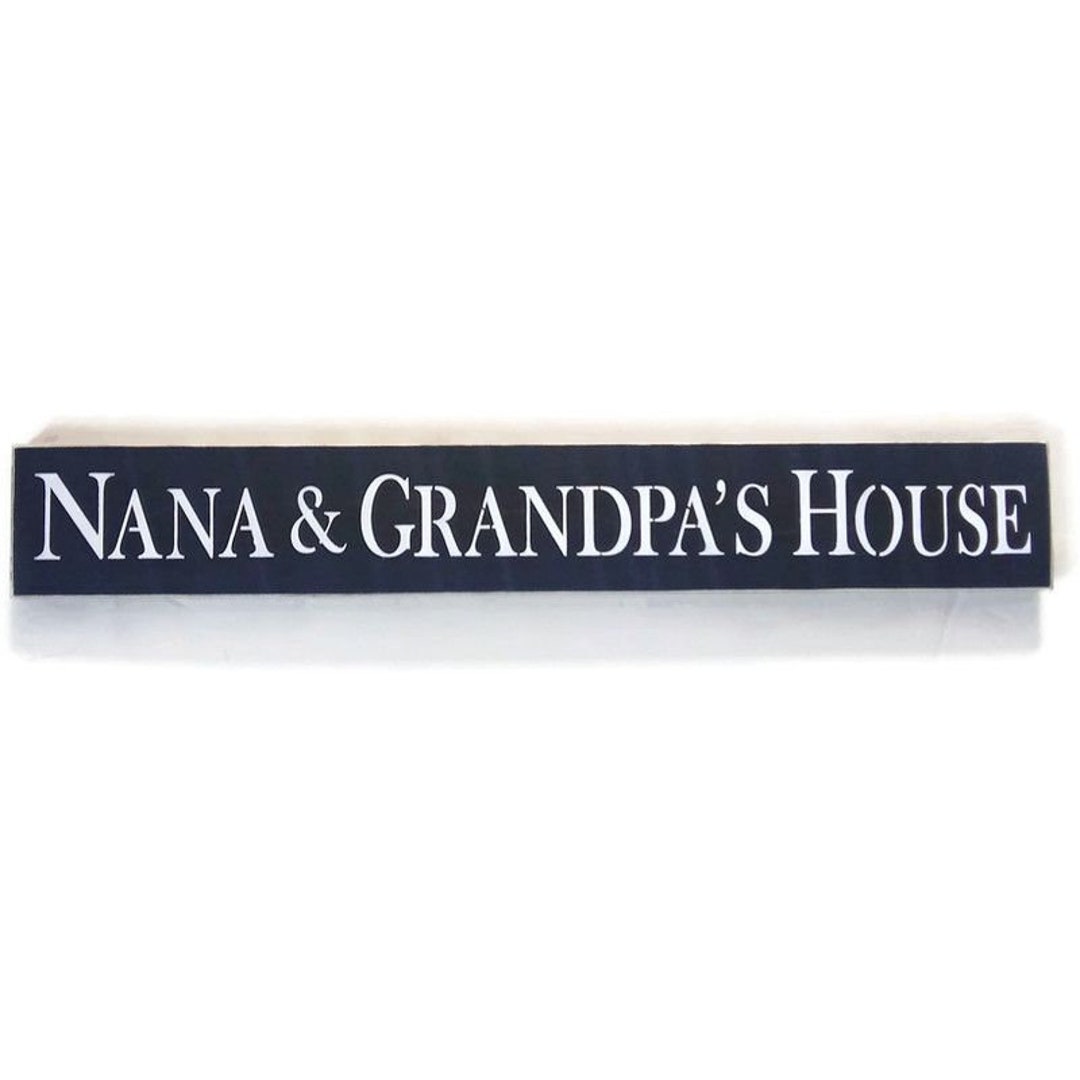 Nana Gift Nana and Grandpa's House Wooden Sign Grandma Sign Christmas