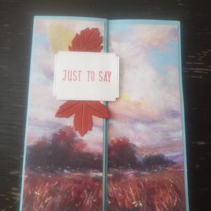 Handmade Greeting Card #5: Side-fold Card