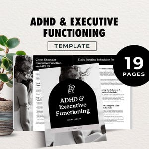 Cahier d'exercices TDAH : planificateur de routine quotidienne (téléchargement numérique)