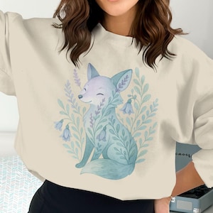 Fox PNG, Fox Clipart, Floral Fox, Boho Fox, Sublimation Png, Digital Download, Forest Animal Png