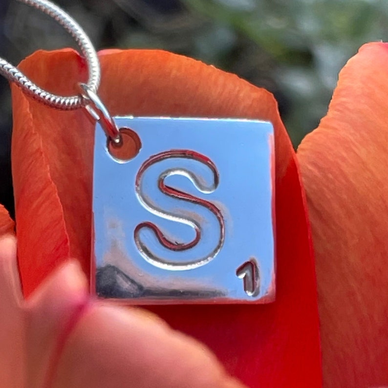 Square tile necklace