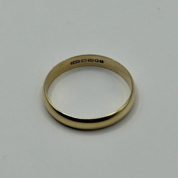 Antique Solid 18ct Gold Ring – Hallmarked London … - image 4