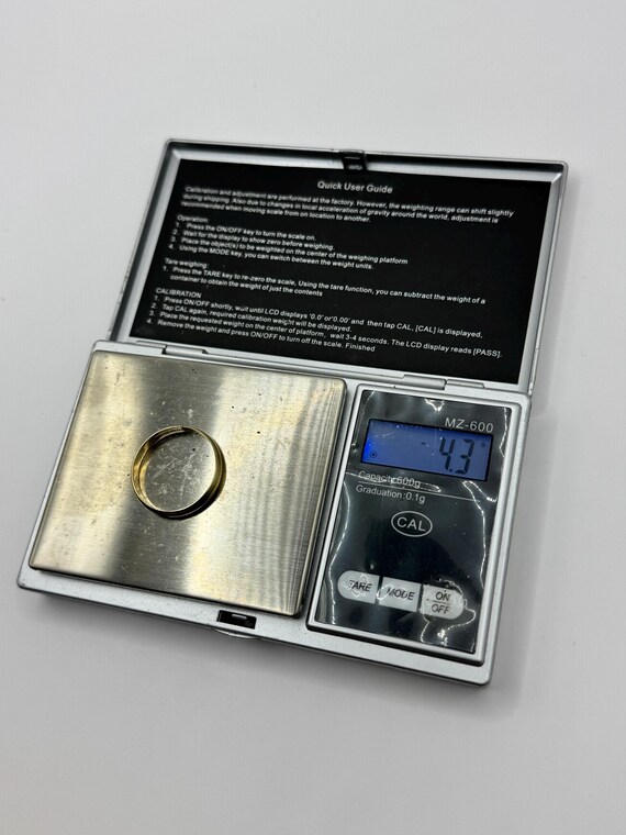 Antique Solid 18ct Gold Ring – Hallmarked London … - image 5