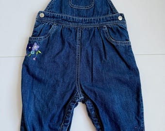 Vintage Gymboree-jeansoverall från 2001, storlek 6–12 månader