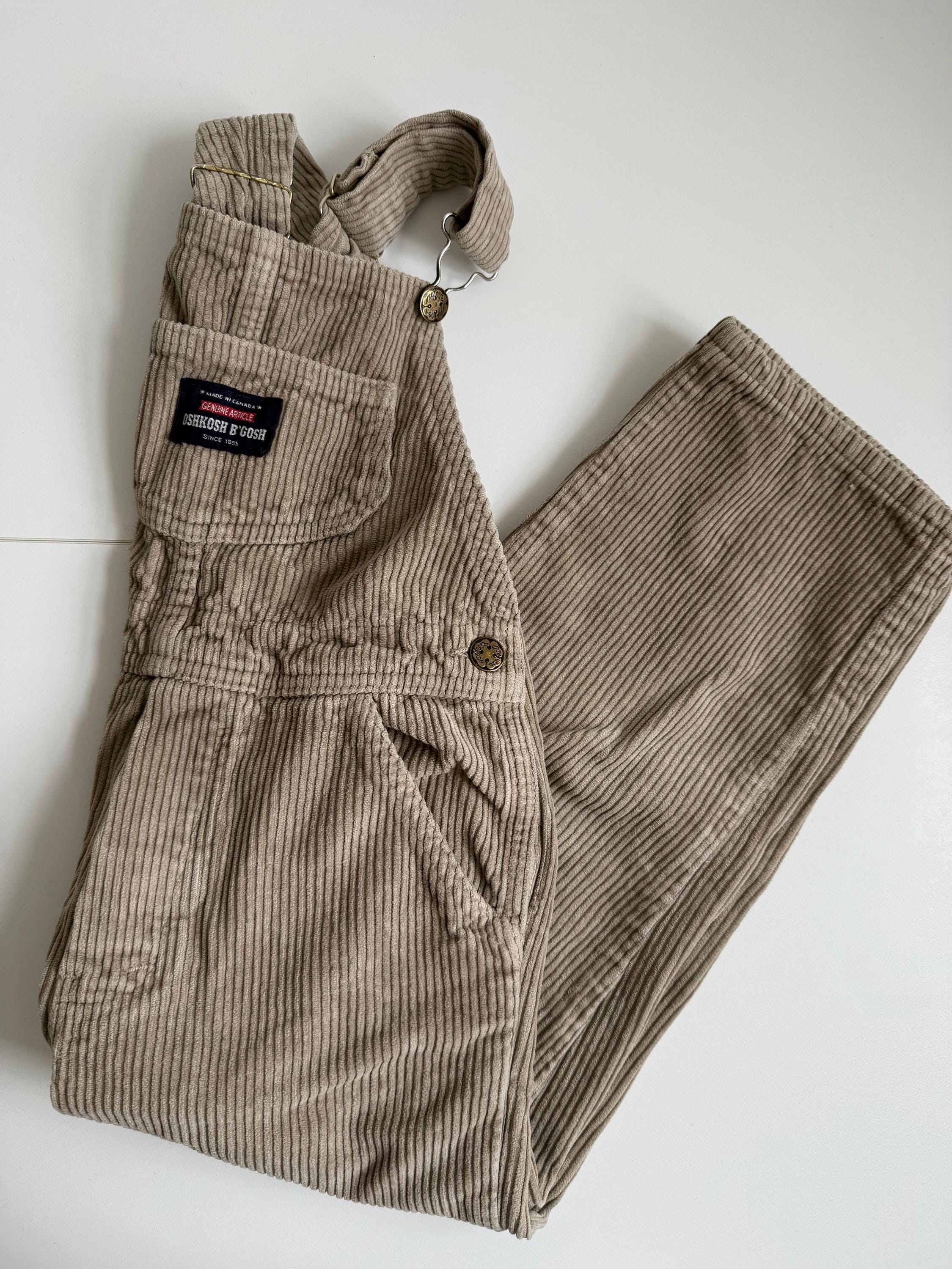 Vintage Oshkosh B'gosh Kids Corduroy Overalls Size 6 - Etsy