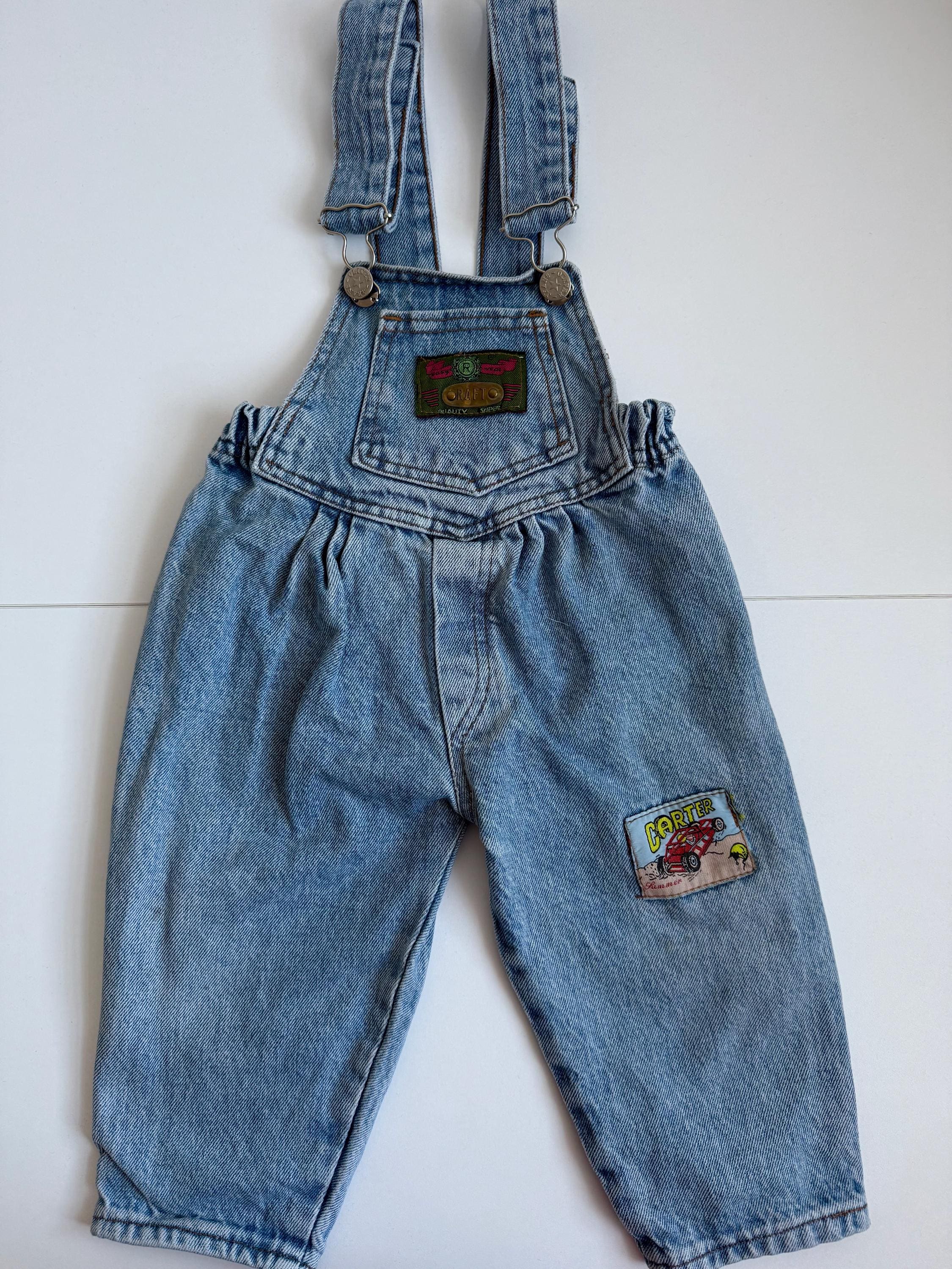 90年代ヴィンテージ キッズデニムオーバーオール | サイズ3 - Etsy 日本