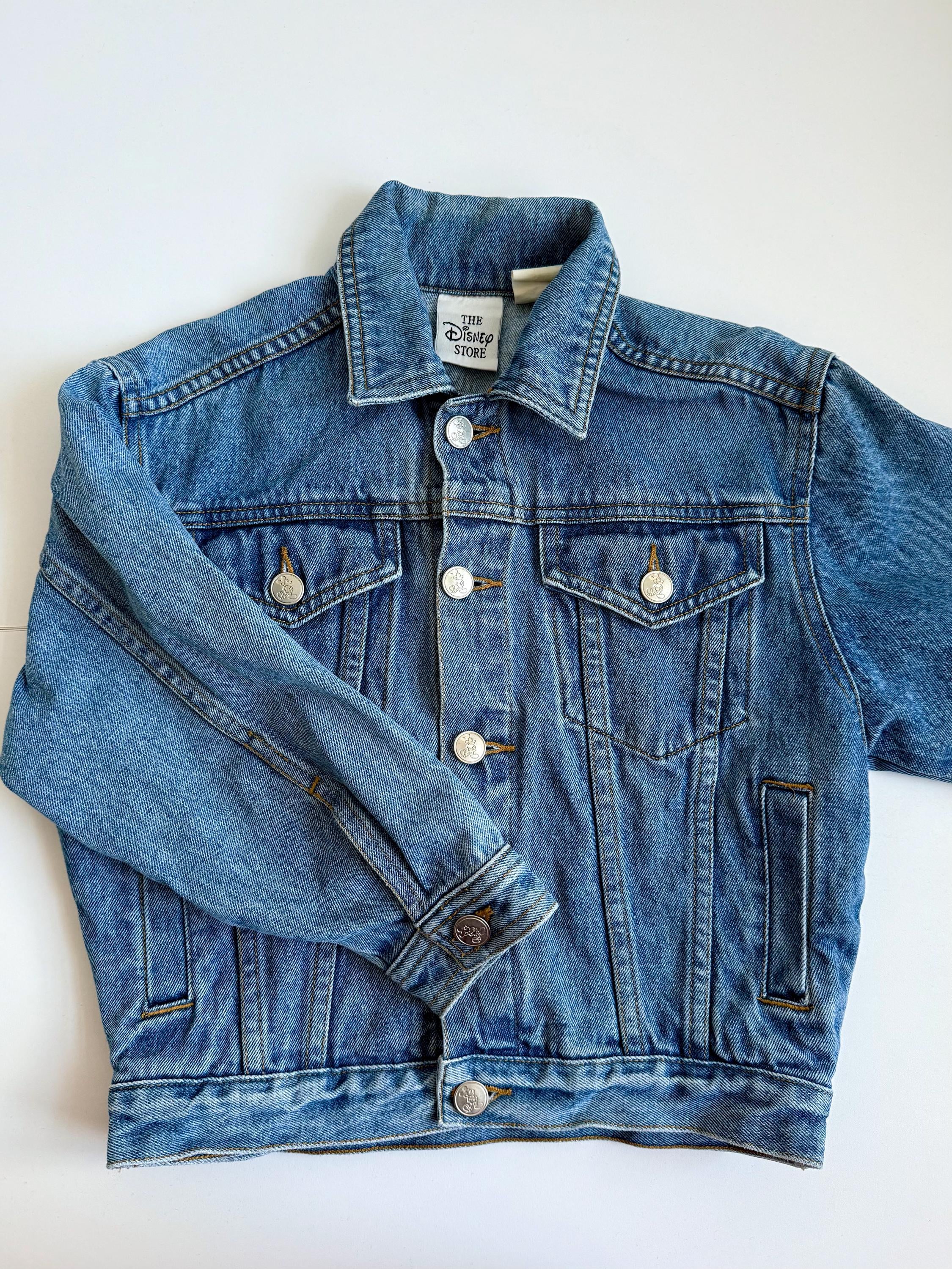 Vintage Disney Store Denim Jacket | Mickey Mouse & Friends 