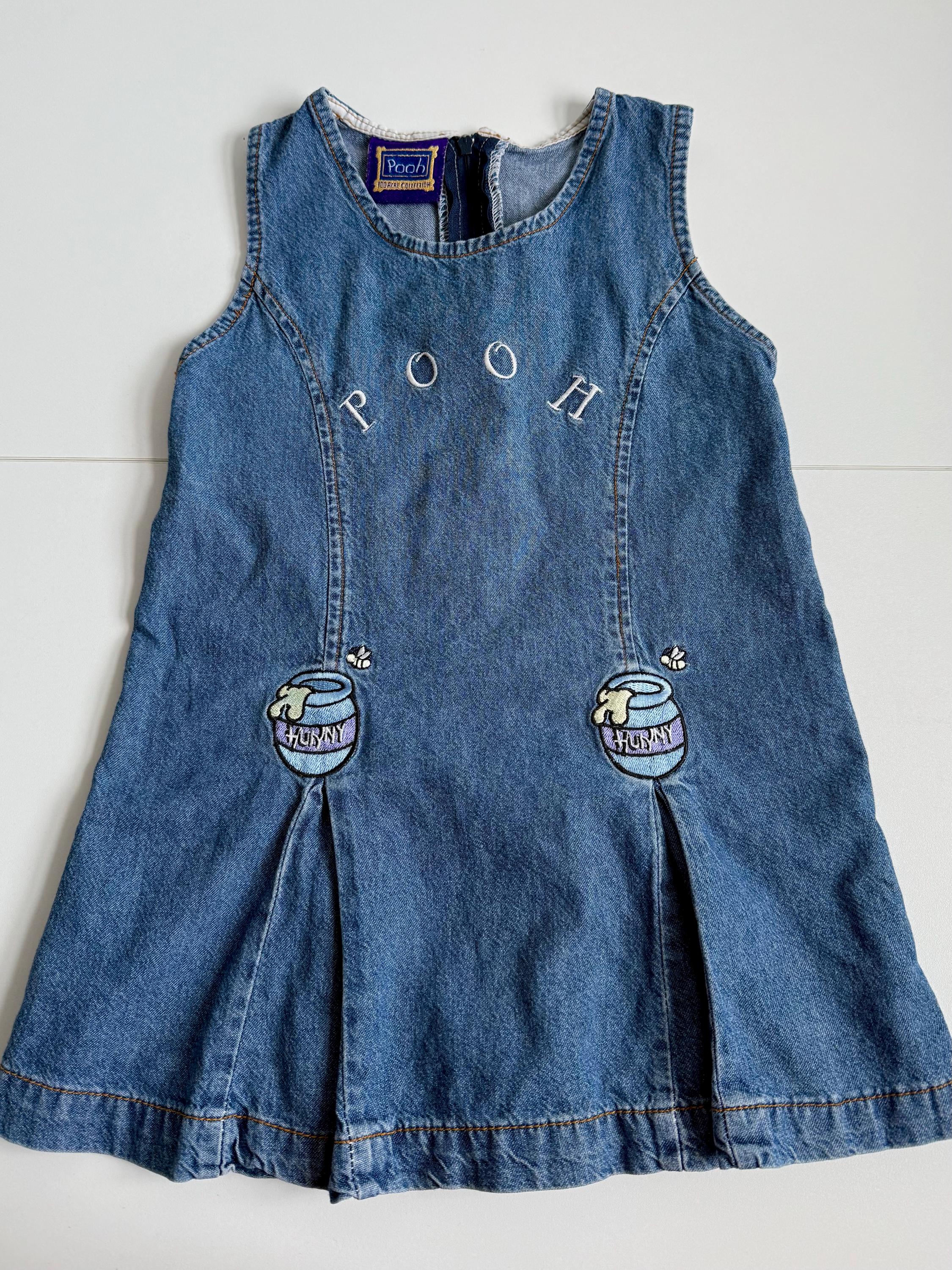 Denim Pooh Dress - Etsy