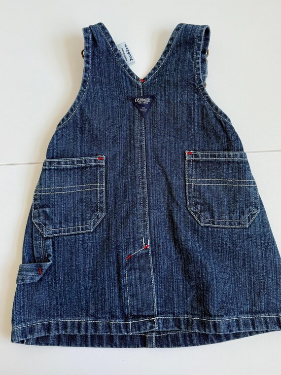Vintage Oshkosh B'gosh Denim Baby Dress – Size 3M / 62cm - Etsy
