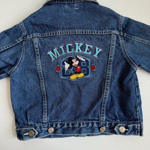 Vintage mickey mouse denim jacket - Etsy 日本